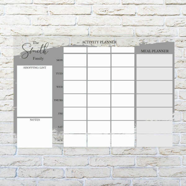 personalised-wipeable-family-wall-planner