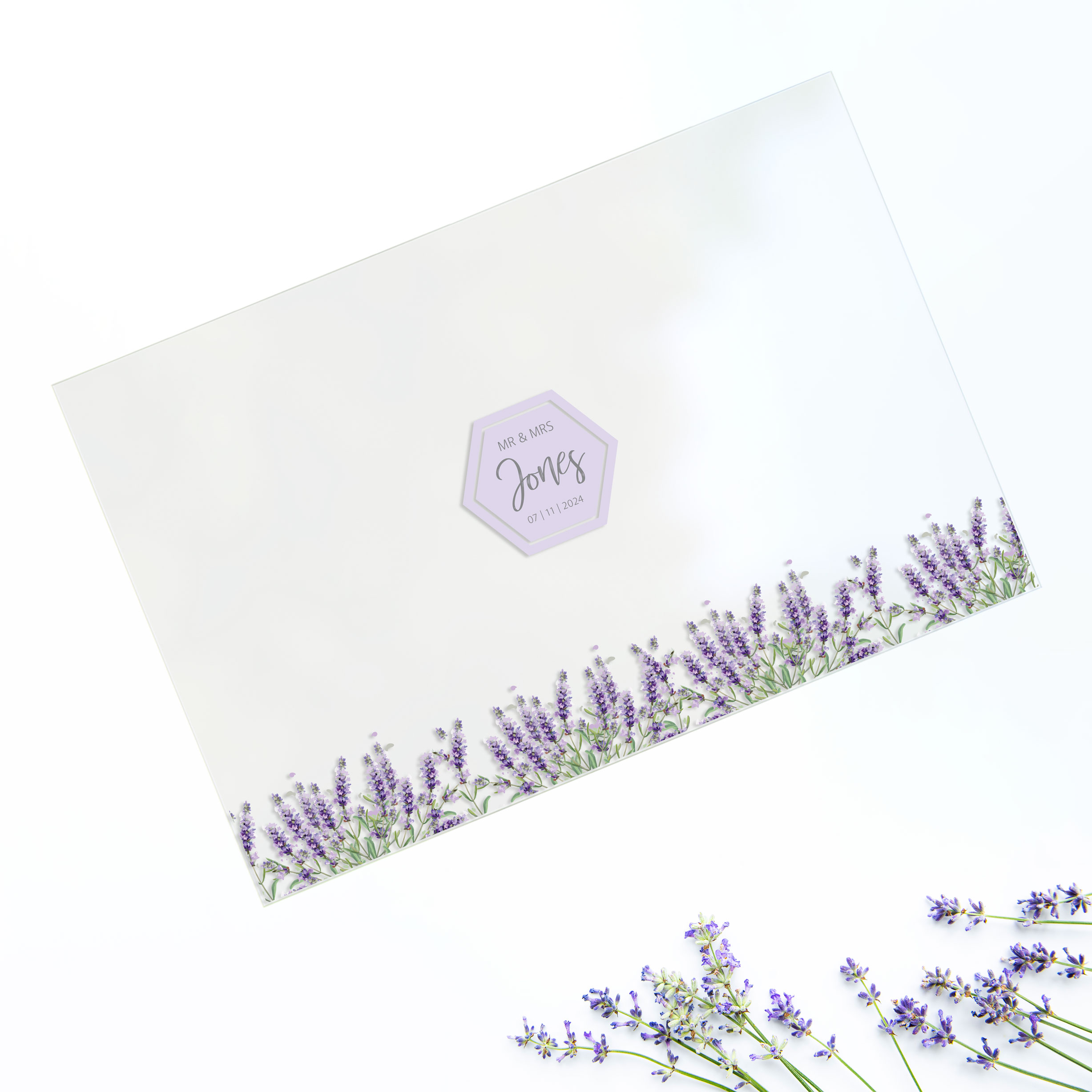 Lavender Alternative Guest Book