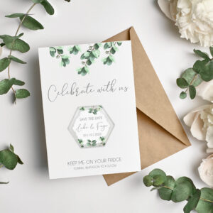 Eucalyptus Save the Date