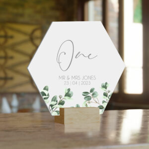 Eucalyptus Table Numbers