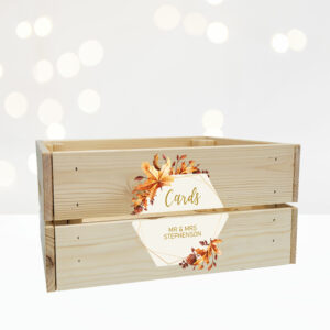 Autumn Wooden Crate