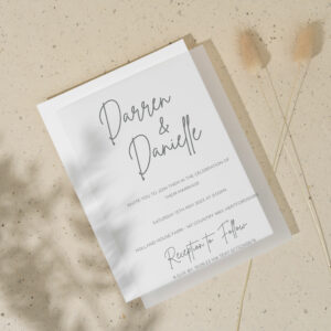 Simple Wedding Invitation