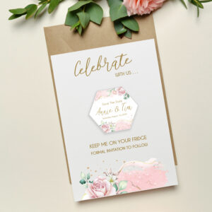 Delicate Watercolour Save the Date