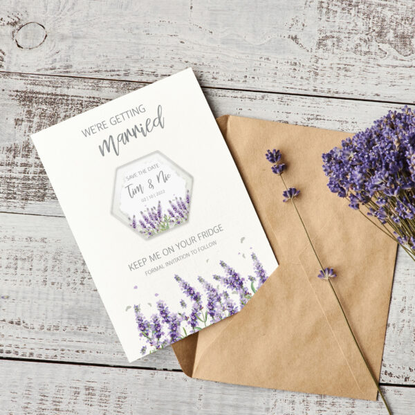 Lavender Save the Date
