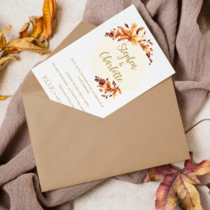 Autumn Wedding Invitation