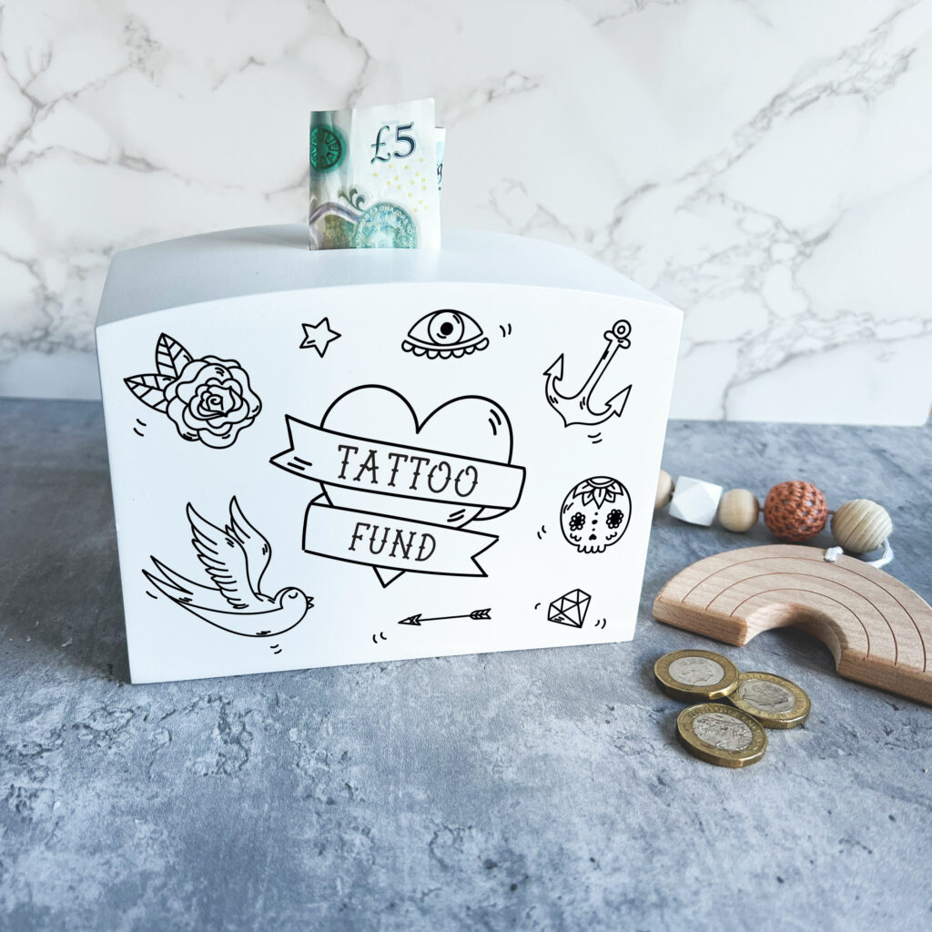 Tattoo Fund Money Box – Seven Sins Tattoo