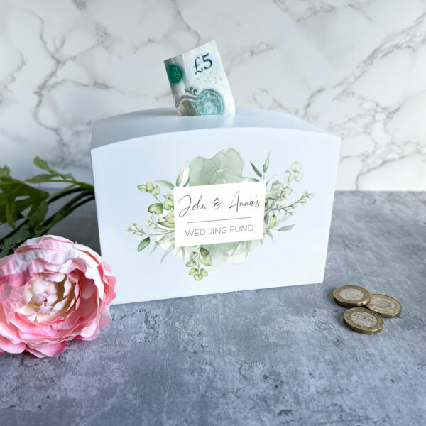 Wedding Botanical Money Box