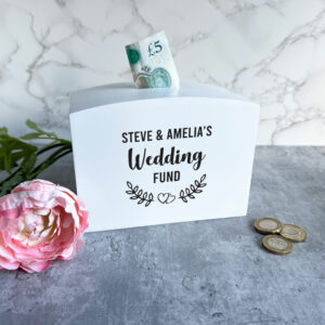 Wedding Monochrome Money Box