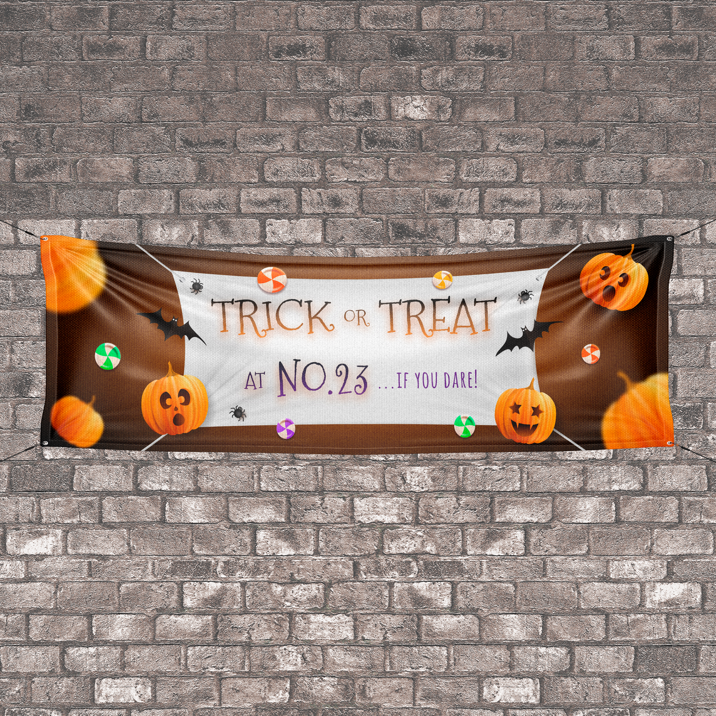 Halloween Candy Banner